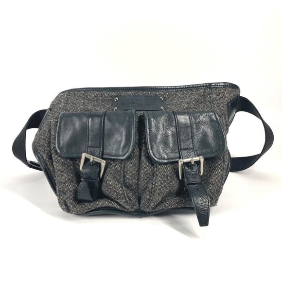 BURBERRY Black label Waist Pouch shoulder bag body bag - Picture 1 of 14